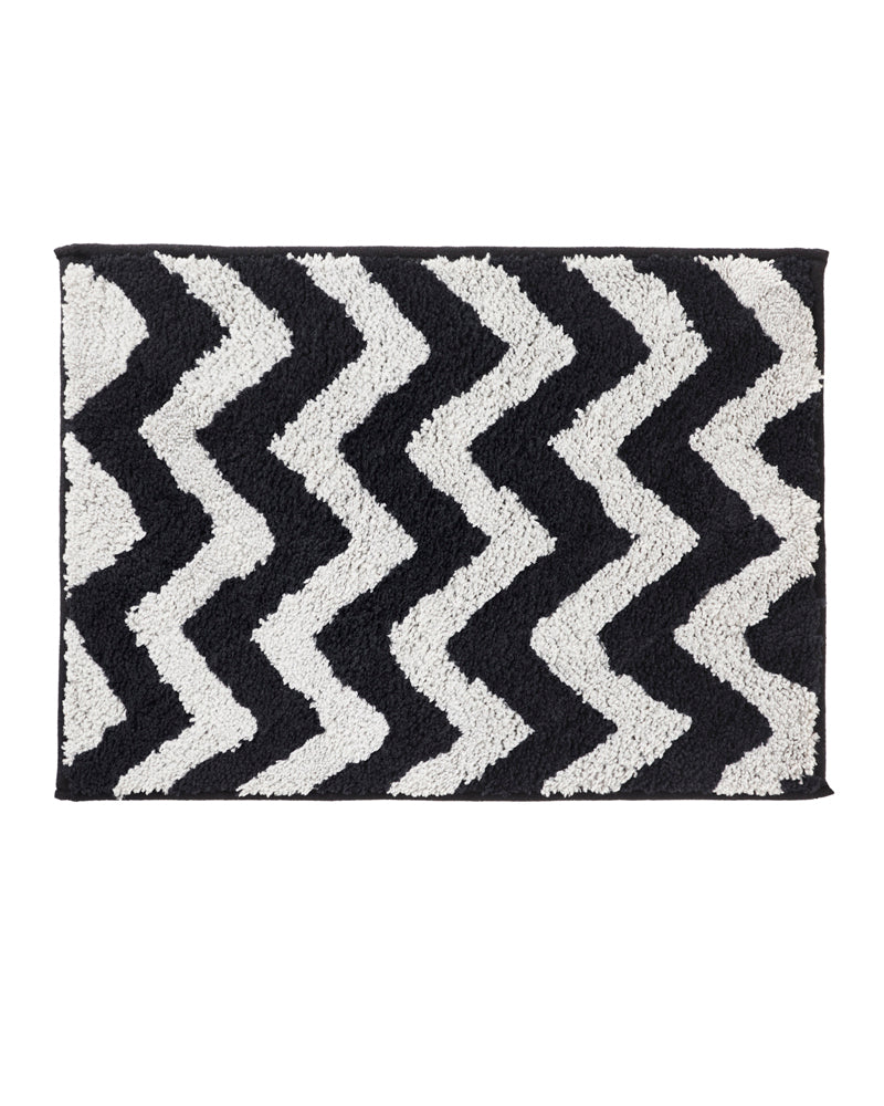 Chevron Stripe Reversible Anti Skid Bathmat