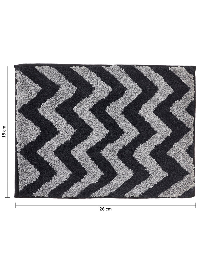 Chevron Stripe Reversible Anti Skid Bathmat