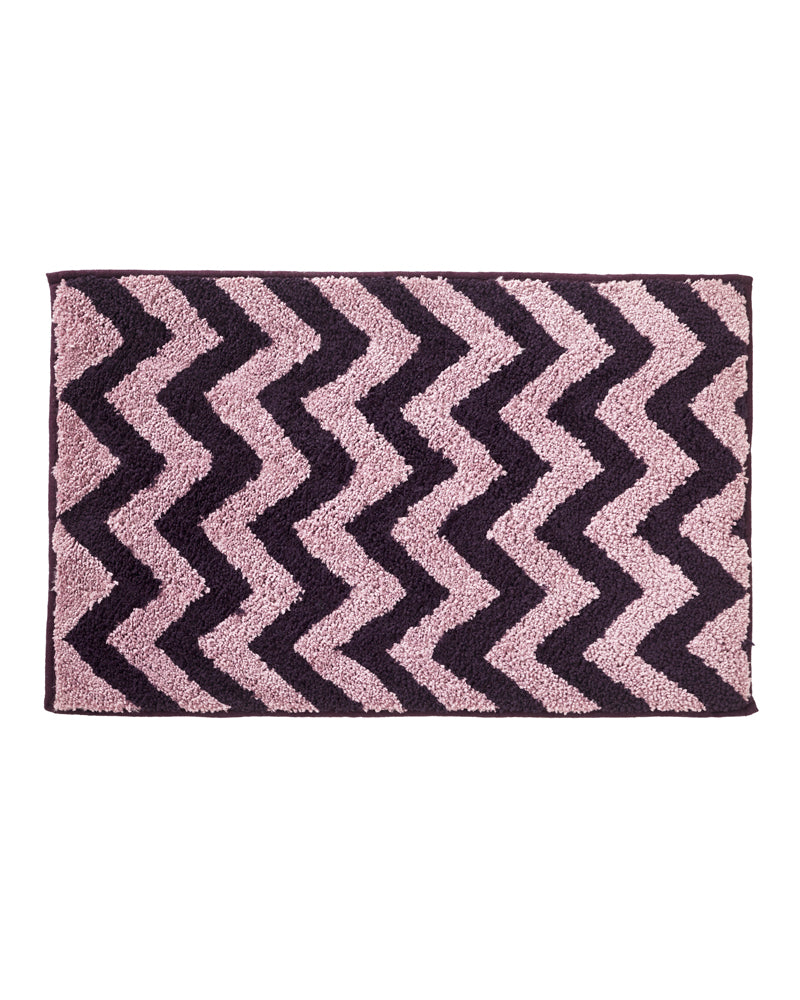 Chevron Stripe Reversible Anti Skid Bathmat