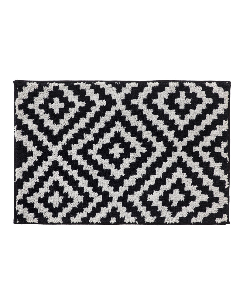 Diamond knitted Microfiber Anti Skid Bathmat