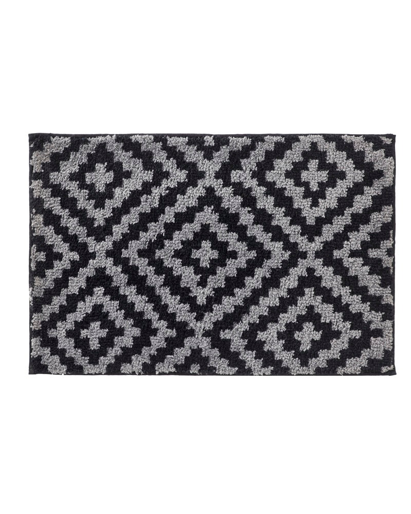 Diamond knitted Microfiber Anti Skid Bathmat