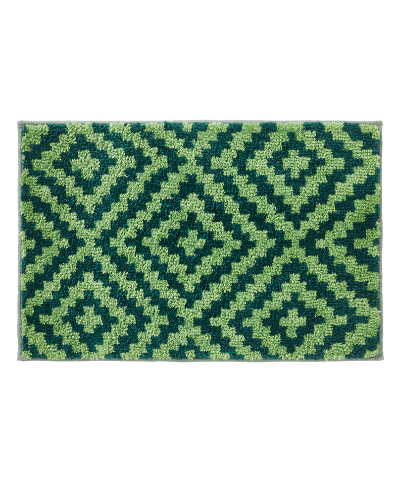 Diamond knitted Microfiber Anti Skid Bathmat