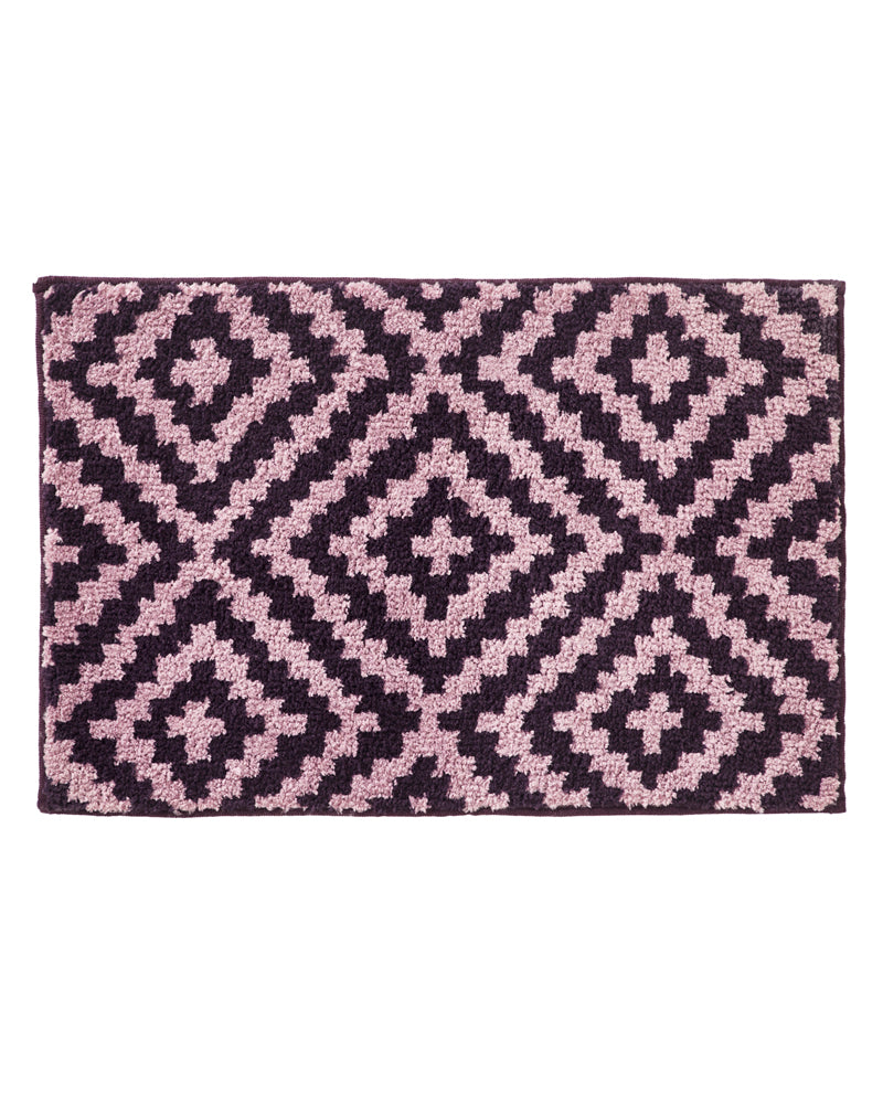 Diamond knitted Microfiber Anti Skid Bathmat