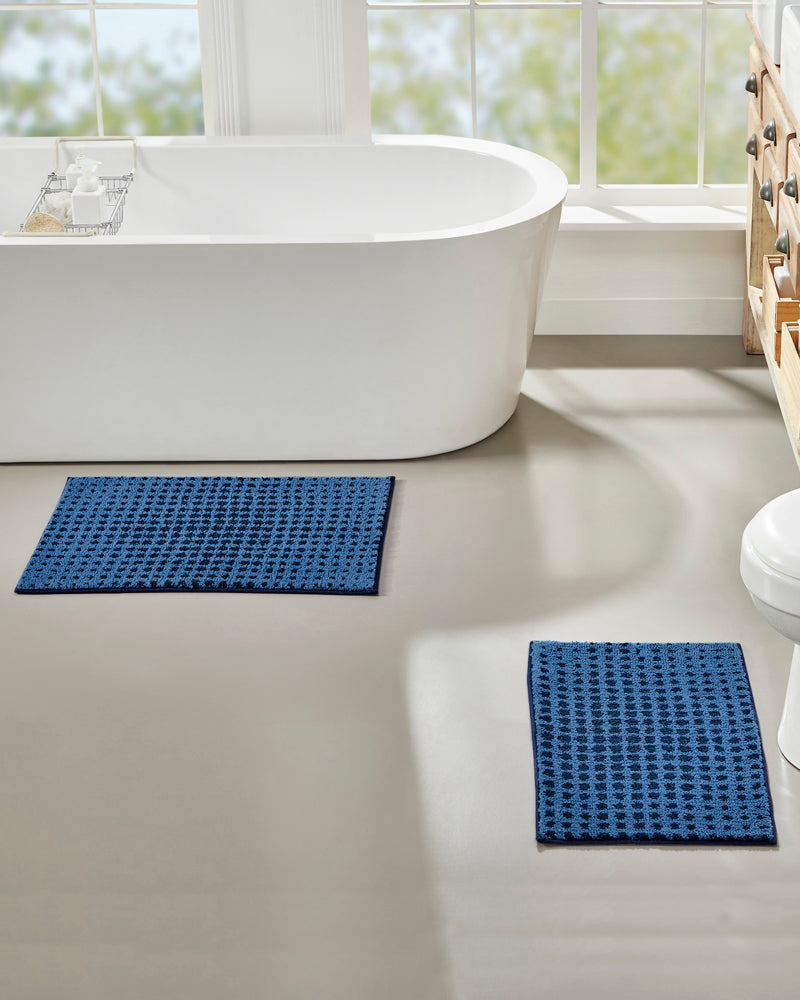 Dots knitted Microfiber Anti Skid Bathmat