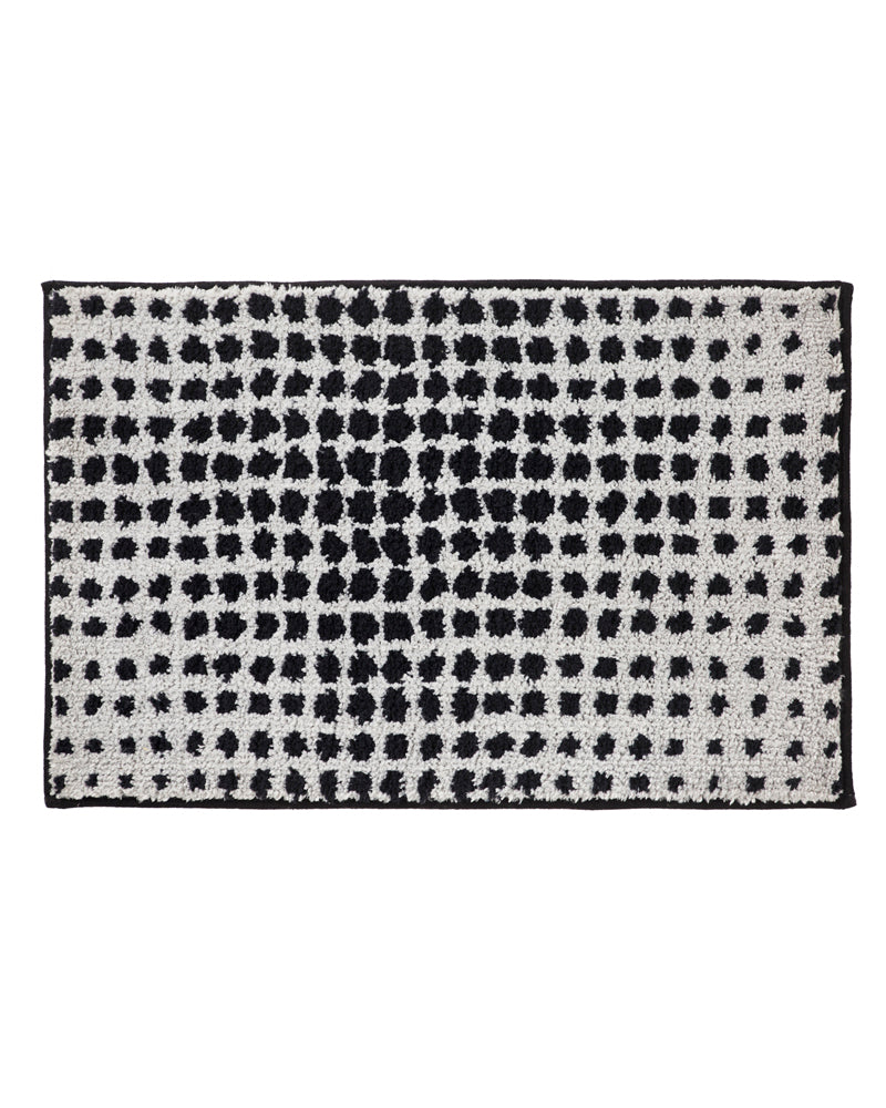 Dots knitted Microfiber Anti Skid Bathmat