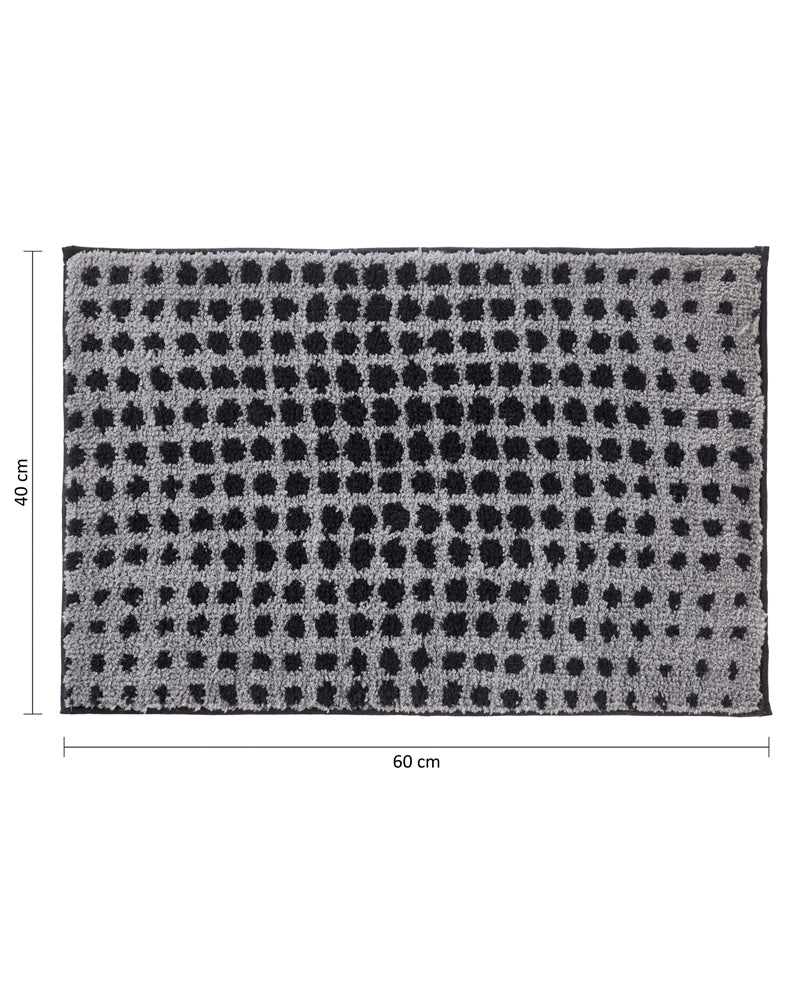 Dots knitted Microfiber Anti Skid Bathmat