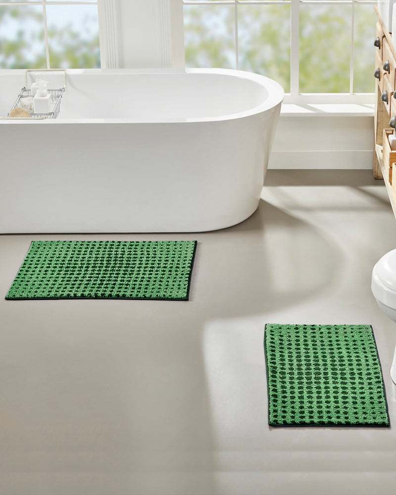 Dots knitted Microfiber Anti Skid Bathmat