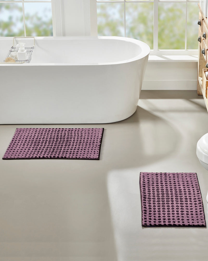 Dots knitted Microfiber Anti Skid Bathmat