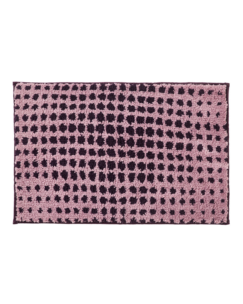 Dots knitted Microfiber Anti Skid Bathmat