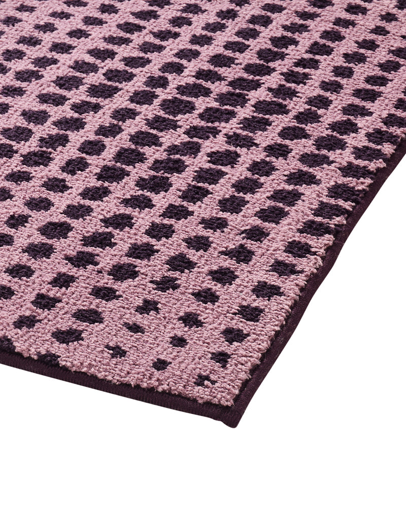 Dots knitted Microfiber Anti Skid Bathmat