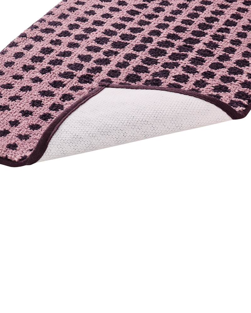 Dots knitted Microfiber Anti Skid Bathmat