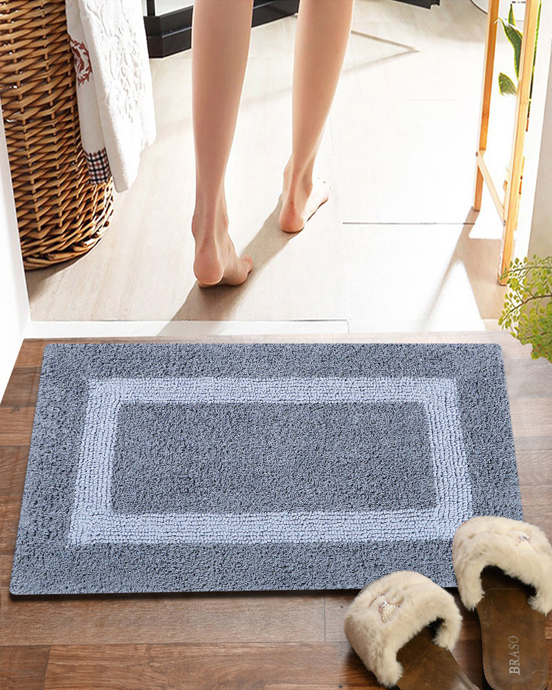 Hotel Collection 100% Cotton Reversible Super Absorbent Bathmat