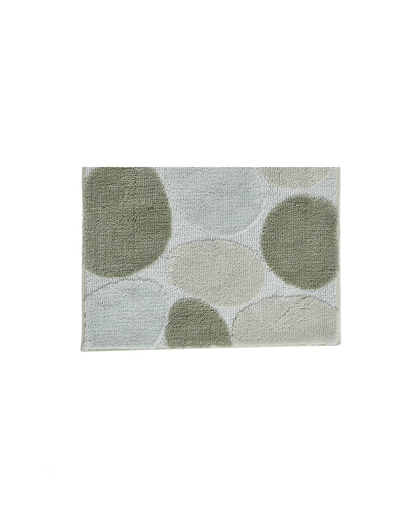 Stone Microfiber Sage Anti Skid Bathmat - Pano