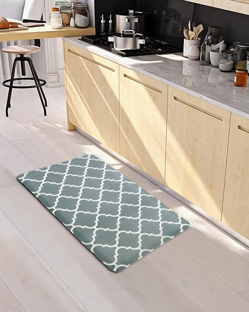Trellis Abstract Kitchen Mat Pano