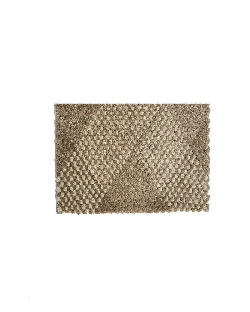 Waffle Microfiber Beige Anti Skid Bathmat - Pano