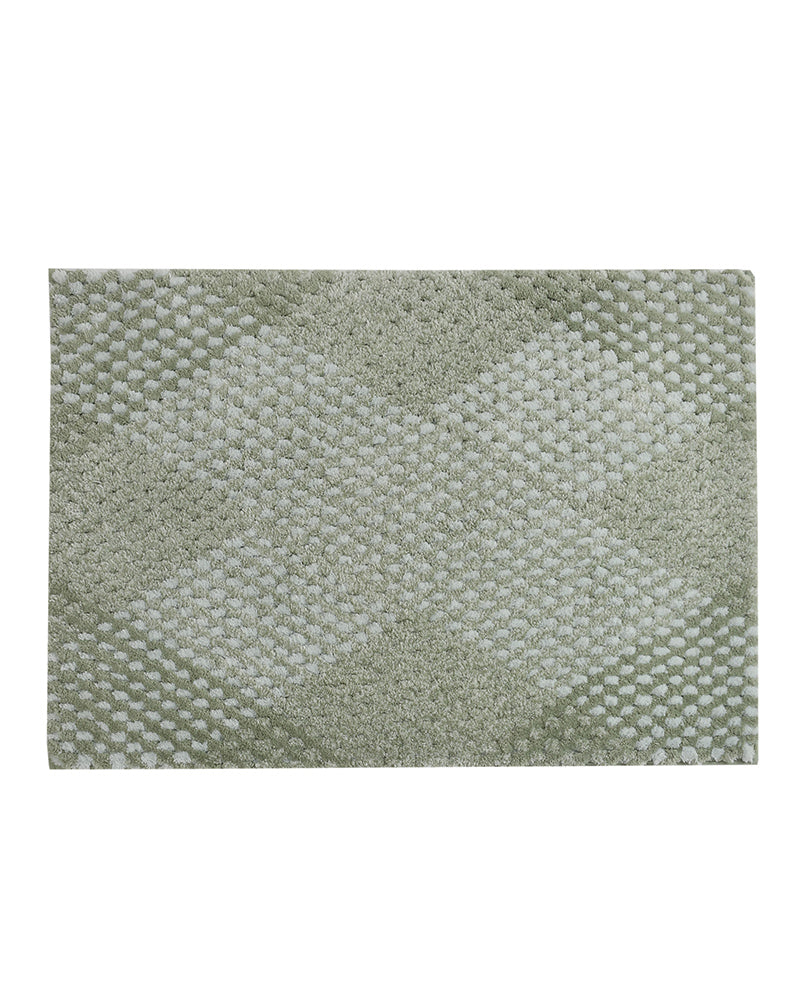 Waffle Microfiber Sage Anti Skid Bathmat - Pano