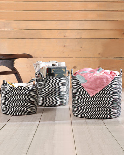 Utility Crest Polypropylene Textured Basket Pano