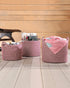 Utility Crest Polypropylene Textured Basket Pano