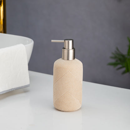 Exclusive Polyresin Soap Dispenser for Handwash for Bathroom Sand 1228 - Pano