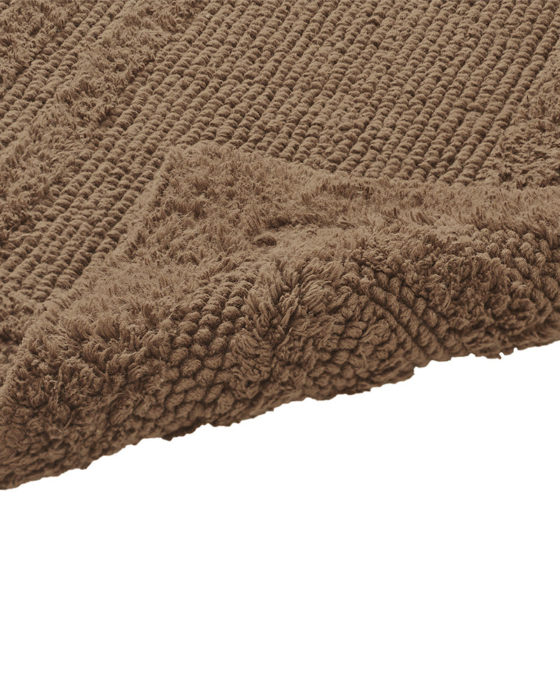 Double Race Track 100% Cotton Reversible Super Absorbent Bathmat Pano