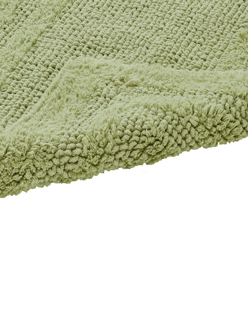 Double Race Track 100% Cotton Reversible Super Absorbent Bathmat Pano