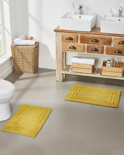 Double Race Track 100% Cotton Reversible Super Absorbent Bathmat Pano