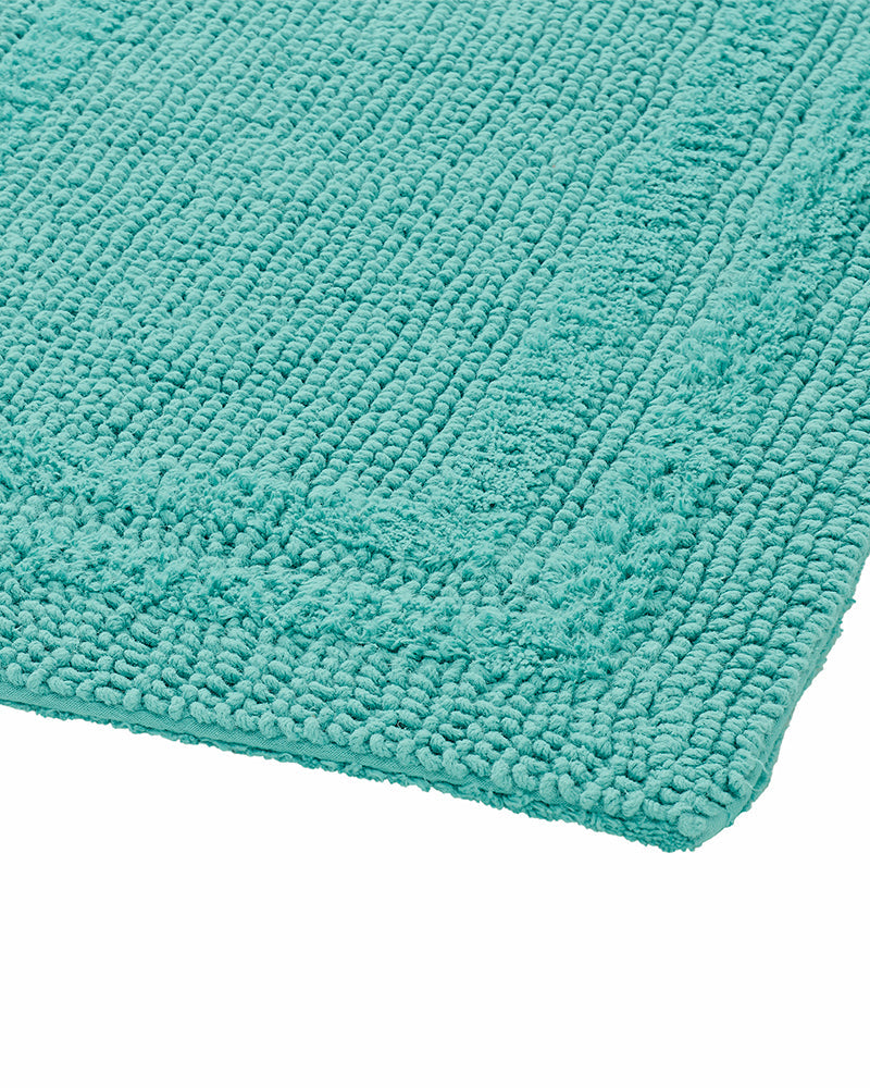 Double Race Track 100% Cotton Reversible Super Absorbent Bathmat Pano