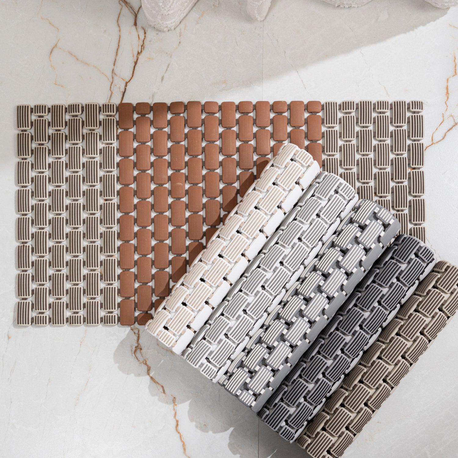 Drizzle Anti Slip Shower Mat - Pano