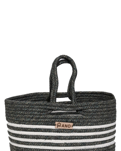 Elora Multi Purpose Green Tote Hand Basket - Pano Pano
