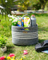 Elora Multi Purpose Grey Tote Hand Basket - Pano Pano