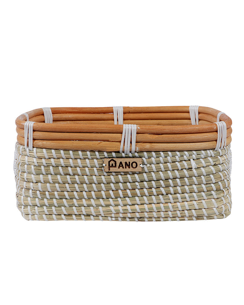 Essence Sea Grass Storage Basket Pano