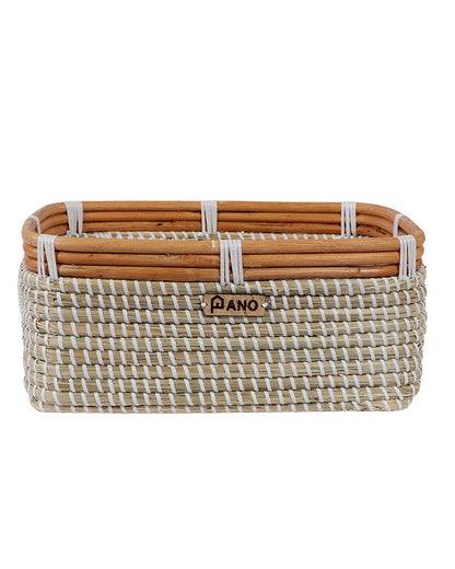 Essence Sea Grass Storage Basket Pano