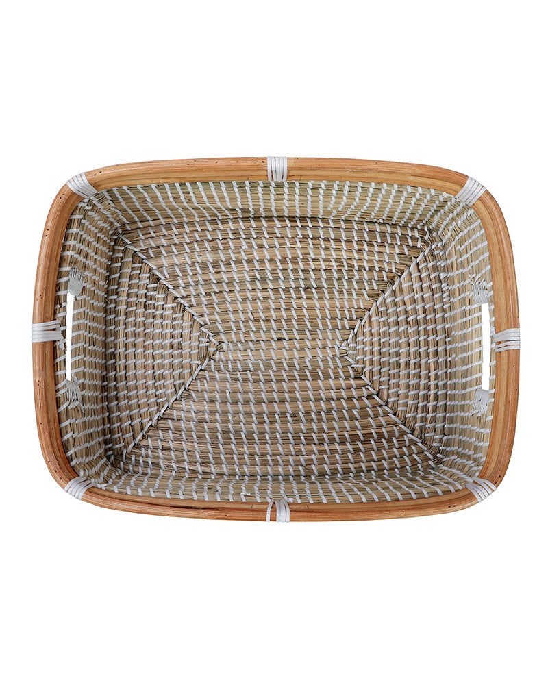 Essence Sea Grass Storage Basket Pano