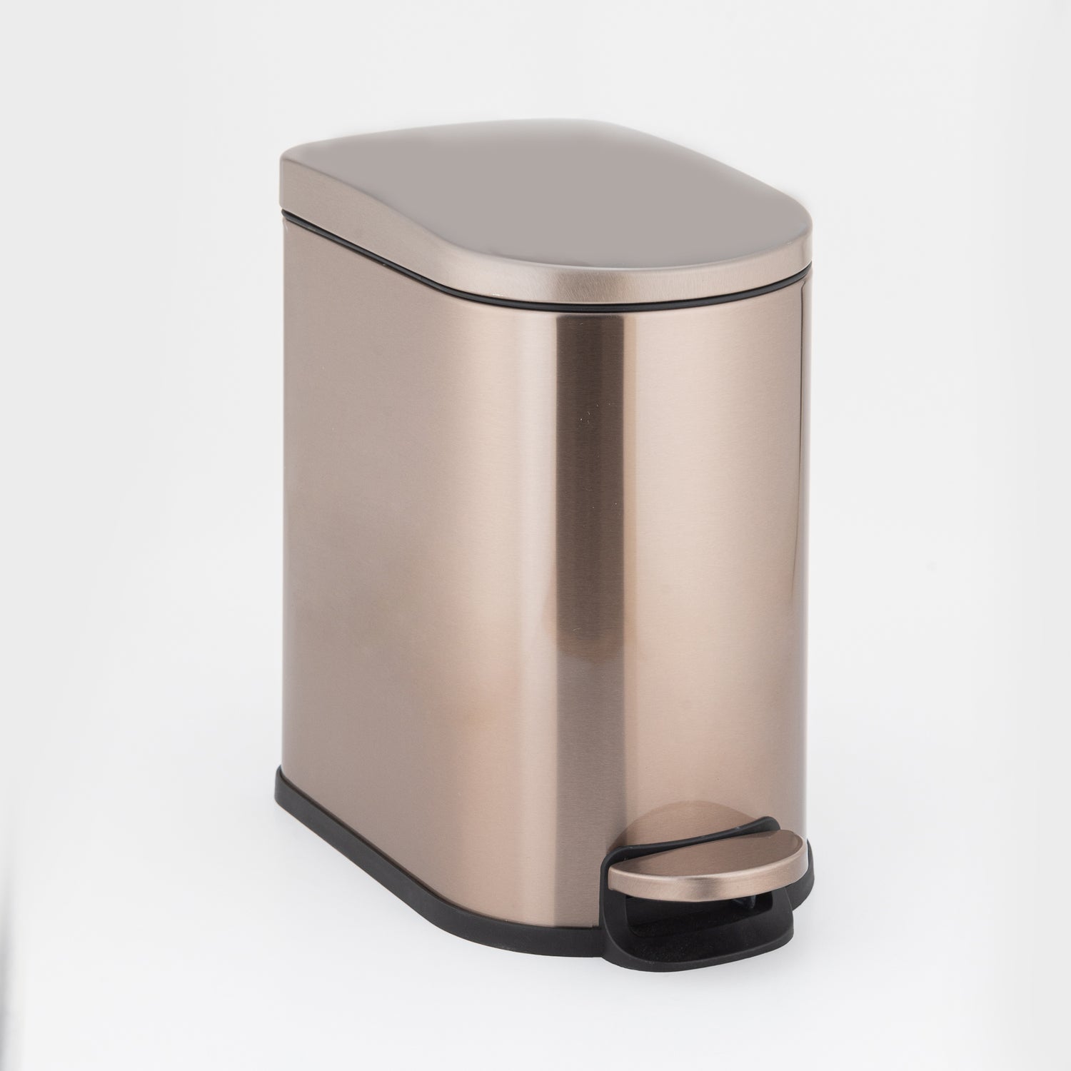 Milo Stainless Steel Step Bin Golden Haze Trashcan 5 Litre - Pano