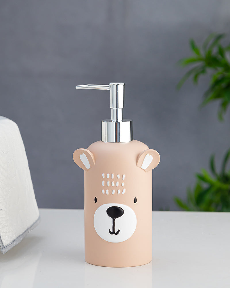 Bear Kids Polyresin Soap Dispenser - 370 ML - Pano