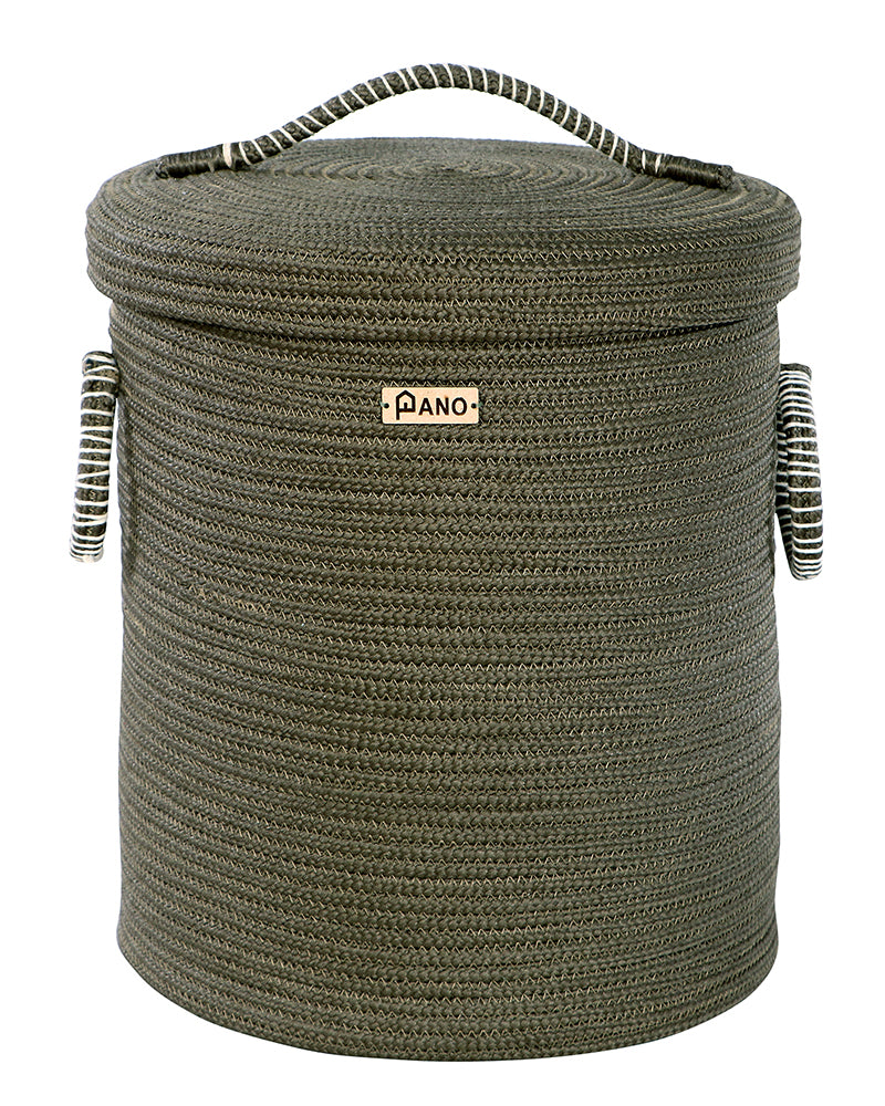 Solid laundry Basket Multi Purpose with Lid - Pano Pano