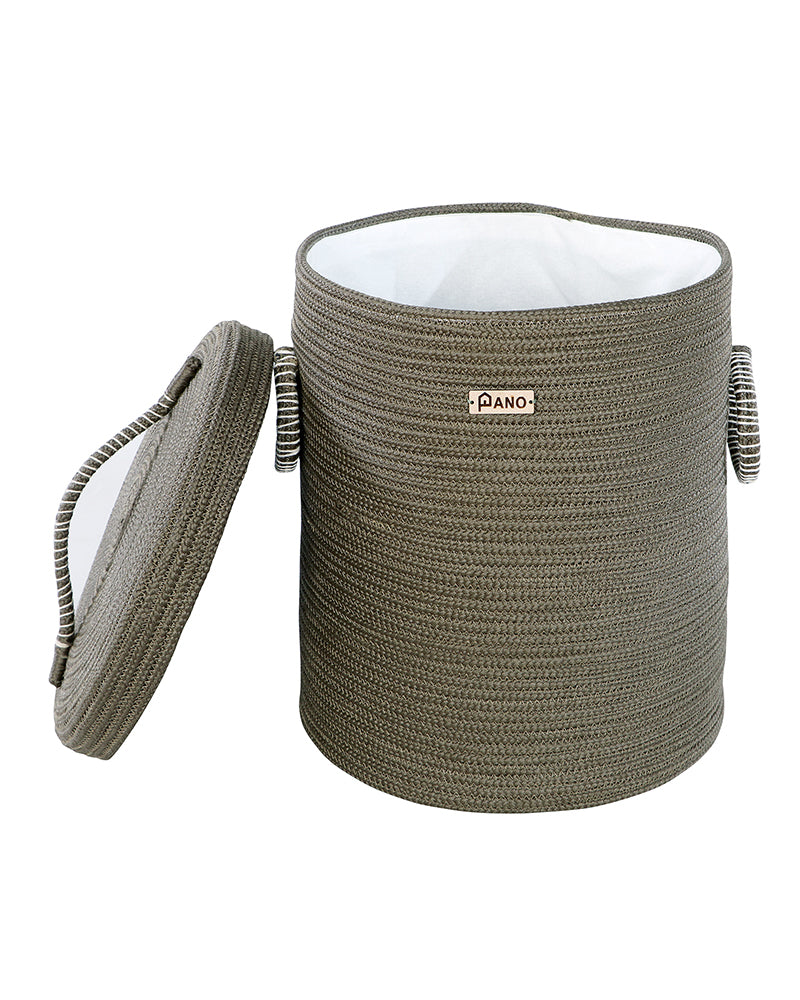 Solid laundry Basket Multi Purpose with Lid - Pano Pano