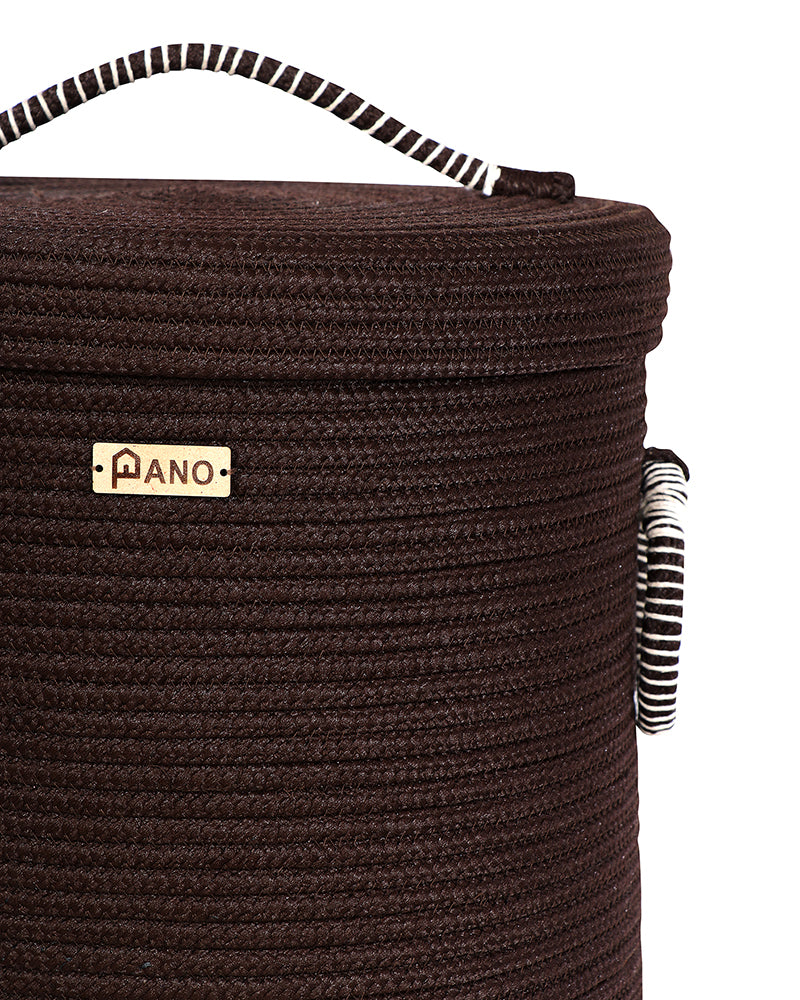 Solid laundry Basket Multi Purpose with Lid - Pano Pano