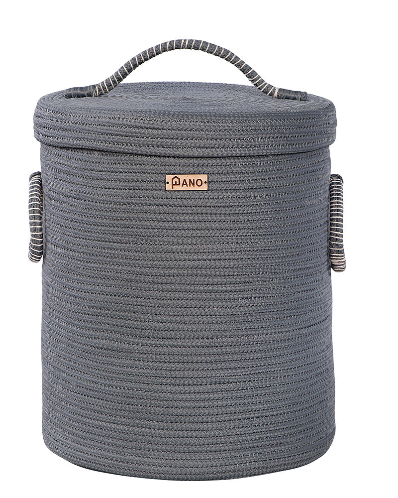 Solid laundry Basket Multi Purpose with Lid - Pano Pano