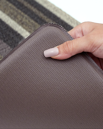 Linea Brown Anti-Skid Outdoor Mat -Pano