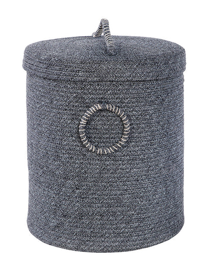 Tri Colour Laundry Basket with Lid Pano