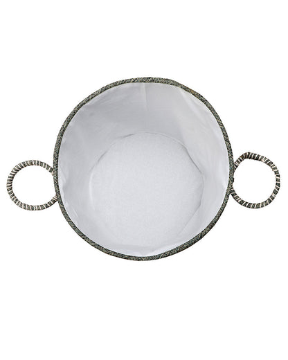 Tri Colour Laundry Basket with Lid Pano