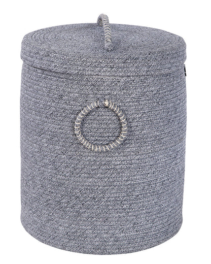 Tri Colour Laundry Basket with Lid Pano