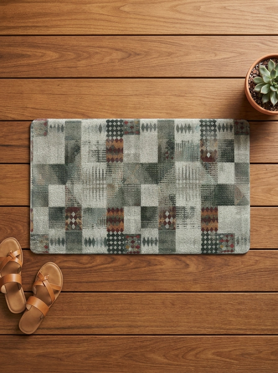 Aztec Anti-Skid PVC Out Door Mat-Pano