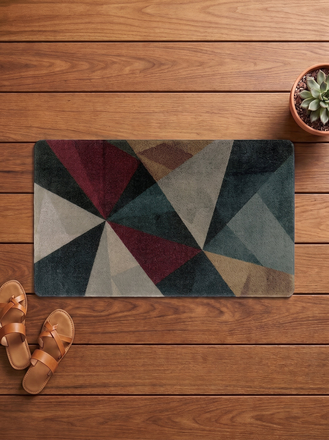 Aztec Anti-Skid PVC Out Door Mat-Pano