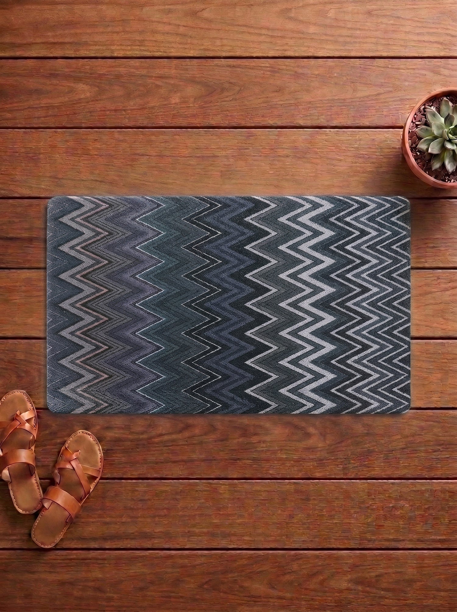 Aztec Anti-Skid PVC Out Door Mat-Pano