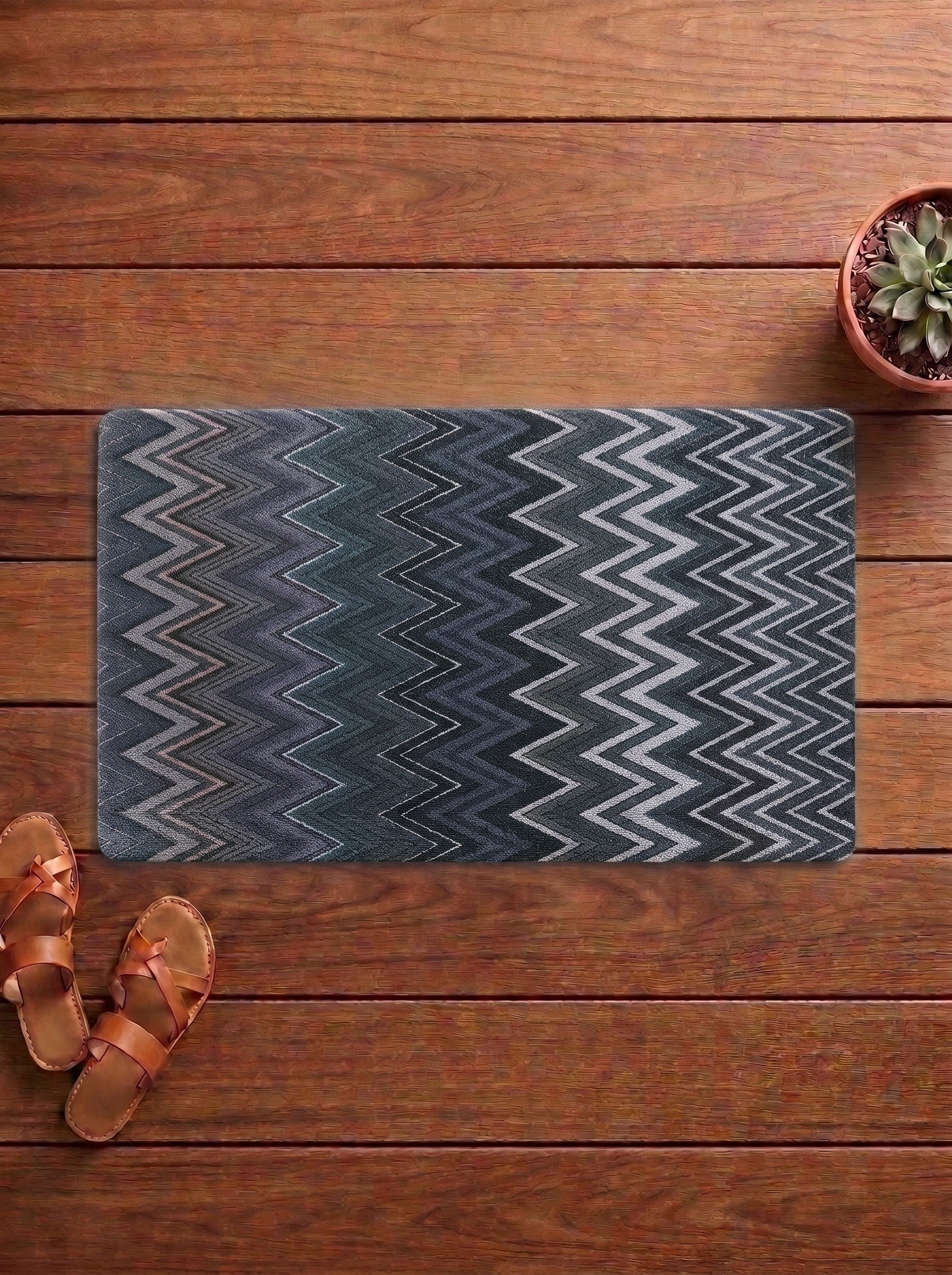 Aztec Anti-Skid PVC Out Door Mat-Pano