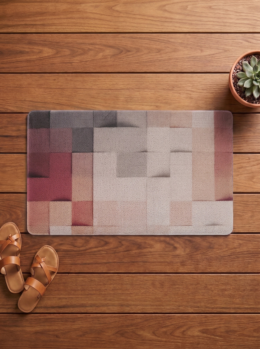 Aztec Anti-Skid PVC Out Door Mat-Pano