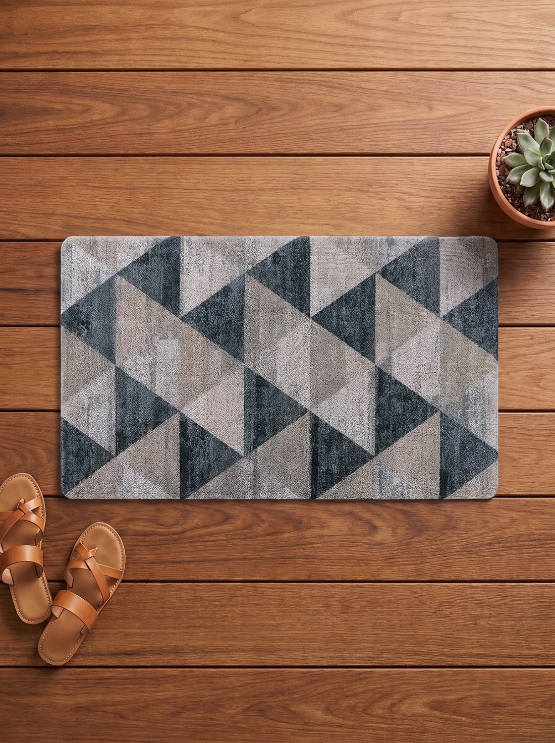 Aztec Anti-Skid PVC Out Door Mat-Pano