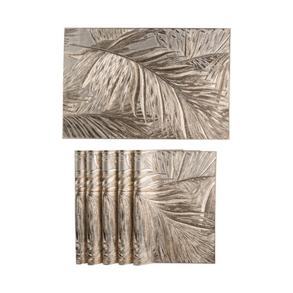 Maison Golden Leaf Set of 6 Table Mat- Pano
